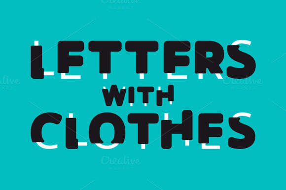 Letters With Clothes