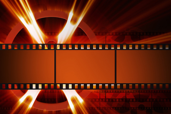 Films And Film Reel With Shine