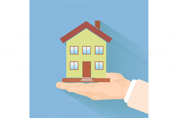 House In Human Hand