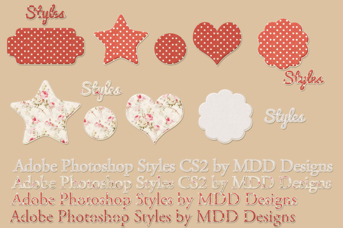 Download Adobe Photoshop CS2 Styles ~ Layer Styles on Creative Market