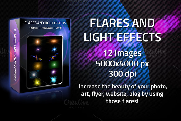 12 Flares And Light Effects