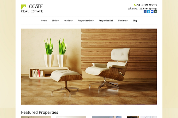 Locate WordPress Real Estate Theme