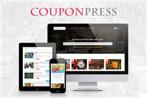 CouponPress [HTML] ~ HTML/CSS Themes on Creative Market