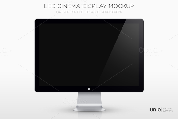 Led Cinema Display Mockup