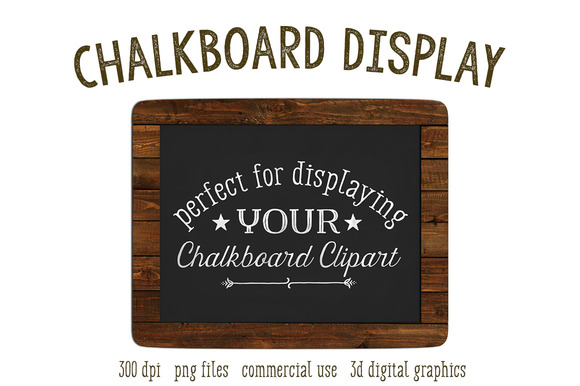 Chalkboard Product Mockup Frame