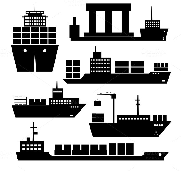 Transportation And Shipping Icons