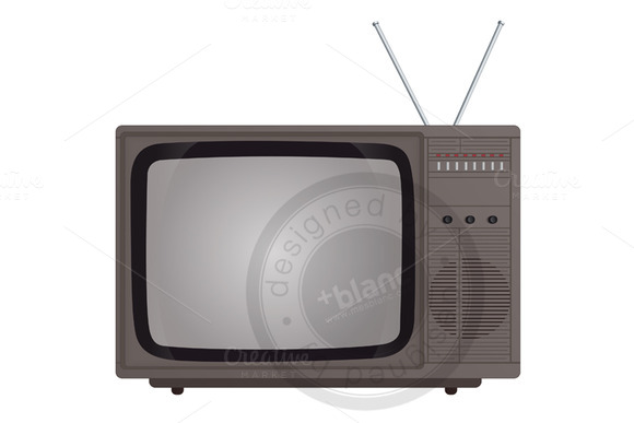 Realistic Vintage Tv