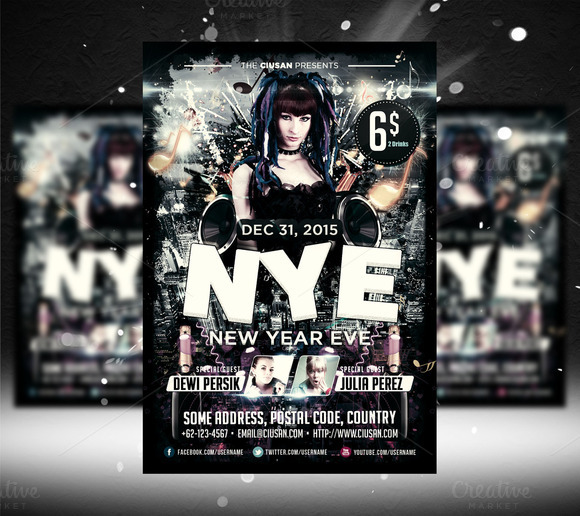 New Year Eve Flyer Template