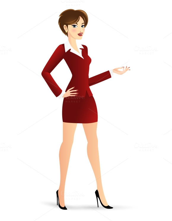free clip art of business woman - photo #17