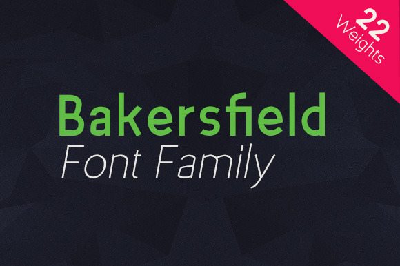 Bakersfield Font Family
