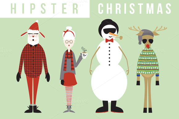 Hipster Christmas Collection