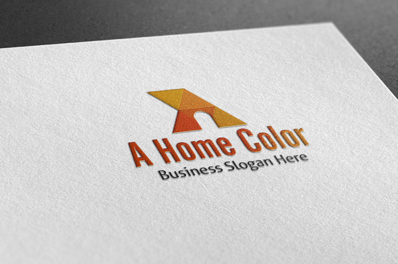 A Home Color Logo