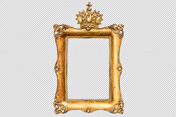 Baroque Golden Picture Frame