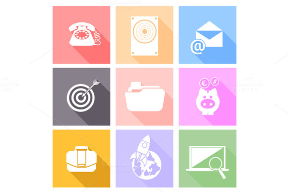 Set Icons For Web And Mobile