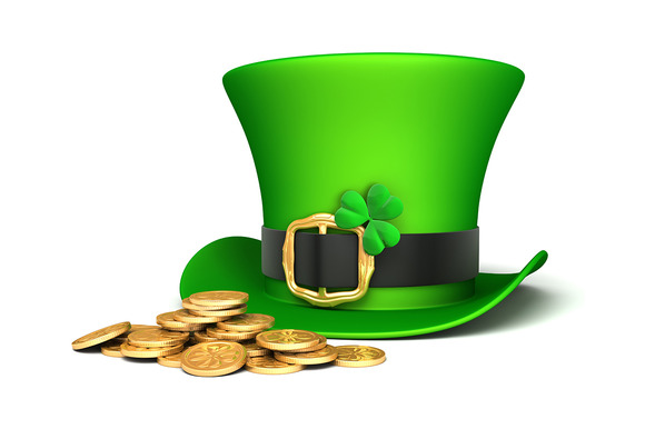 Leprechaun Hat And Lucky Coins