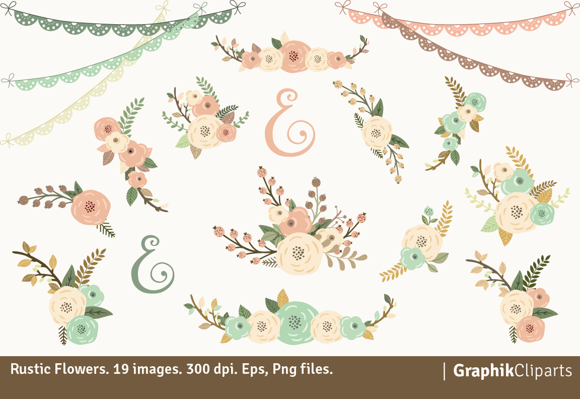 free rustic flower clipart - photo #18