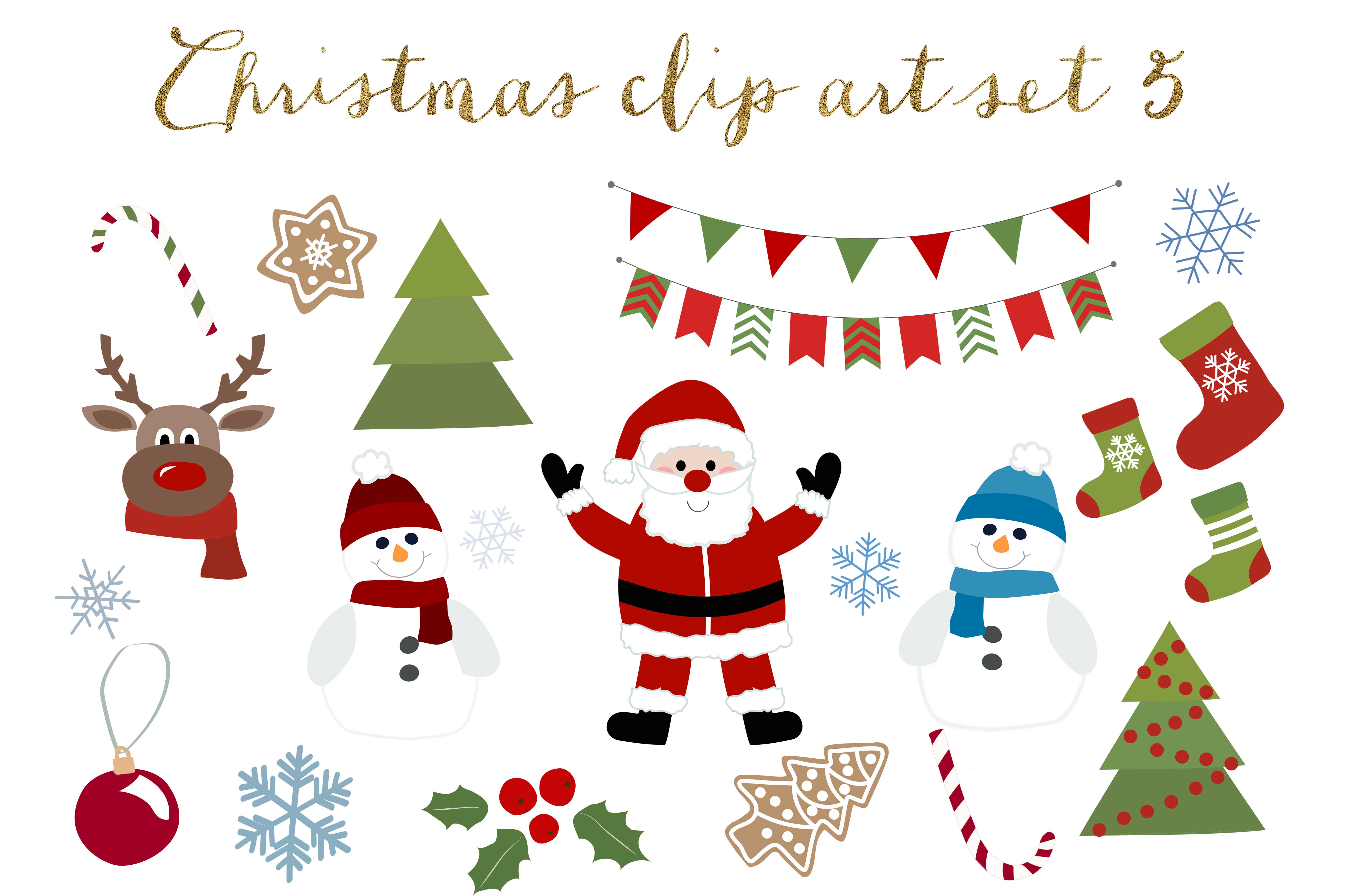 Christmas clipart set 5 ~ Illustrations on Creative Market