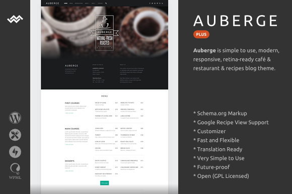 Auberge Plus WordPress Theme