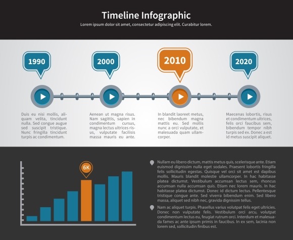 Simple Timeline Inforgraphic