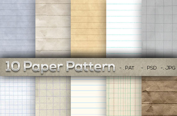 10 Lined Paper Pattern Part 1