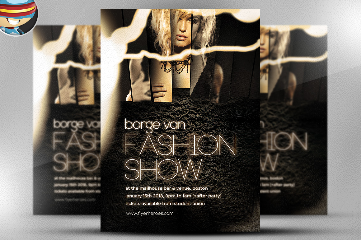 Fashion Show Flyer Template - Flyers - 1