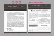 Resume CV & Cover Letter Template by Blissful Pixels in Templates