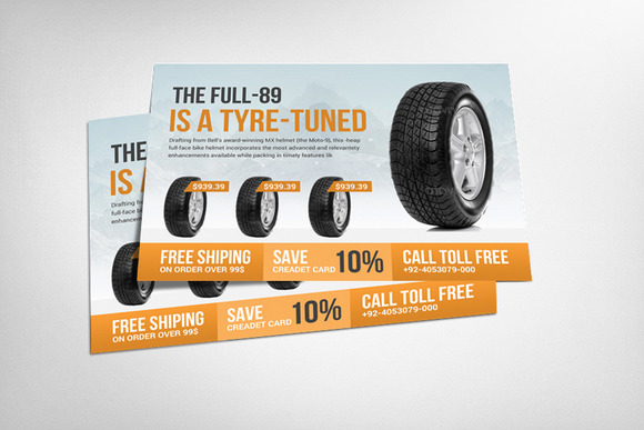 Tyre Shop Flyer Template