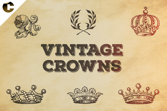 Vintage Crowns Symbols