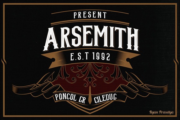 Arsemith Bonus Poster Artdeco