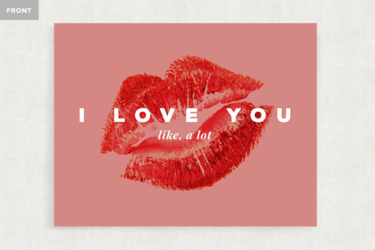 Printable quot I Love You quot Card Template ~ Stationery Templates on Creative