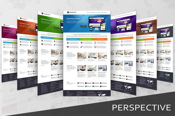 Perspective Responsive HTML5 Templ