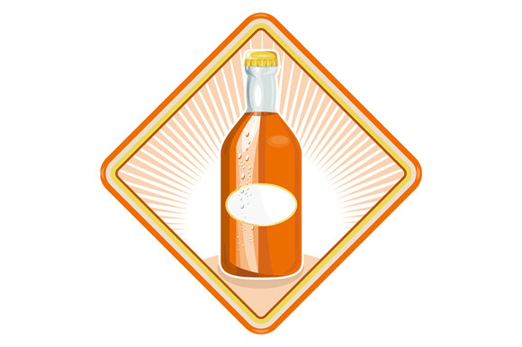 Vector Illustration Of An Orange Sod