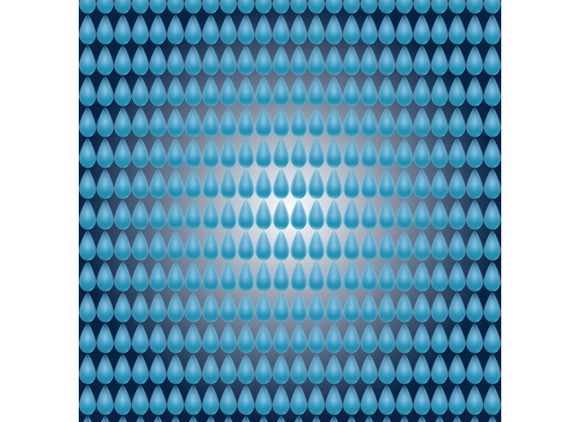Pattern Of Blue Water Drop