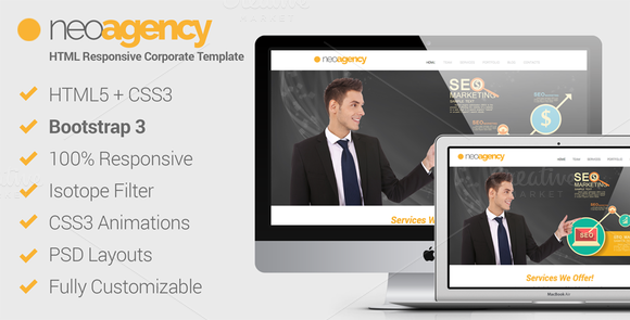 NeoAgency HTML5 Corporate Template