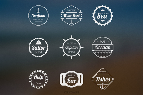 Sea Badges Logos