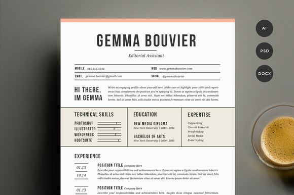Resume template | resume, templates and    pinterest.com