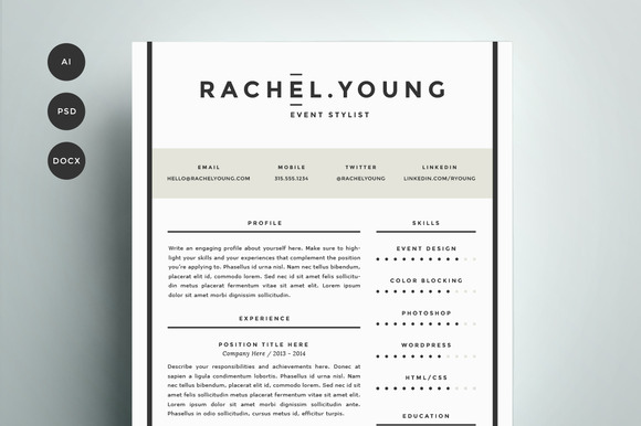 Two page resume examples
