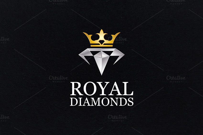Royal Diamond Logo Logo Templates on Creative Market