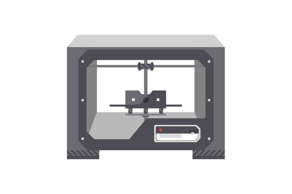 3D Printer ~ Illustrations on Creative Market