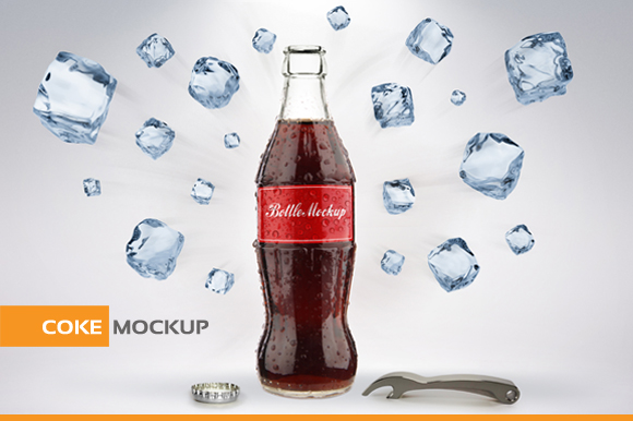 Bottle of Cola Mockup ~ Product Mockups on Creative Market
