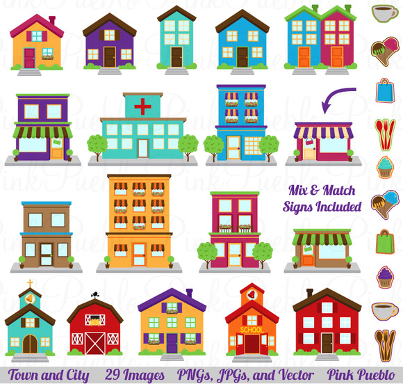 city clipart free download - photo #43