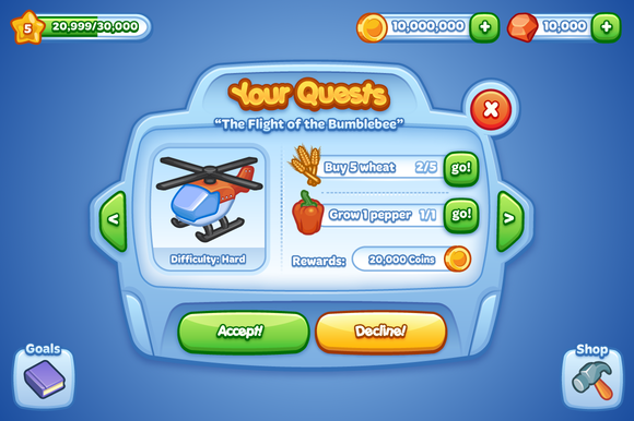 Casual Game UI Starter Set ~ Graphics on Creative Market