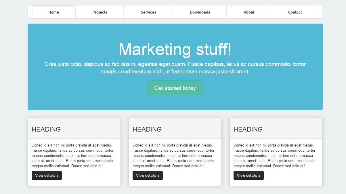 Bootstrap 3.0. WhiteFlatty alt theme ~ Bootstrap Themes on Creative Market