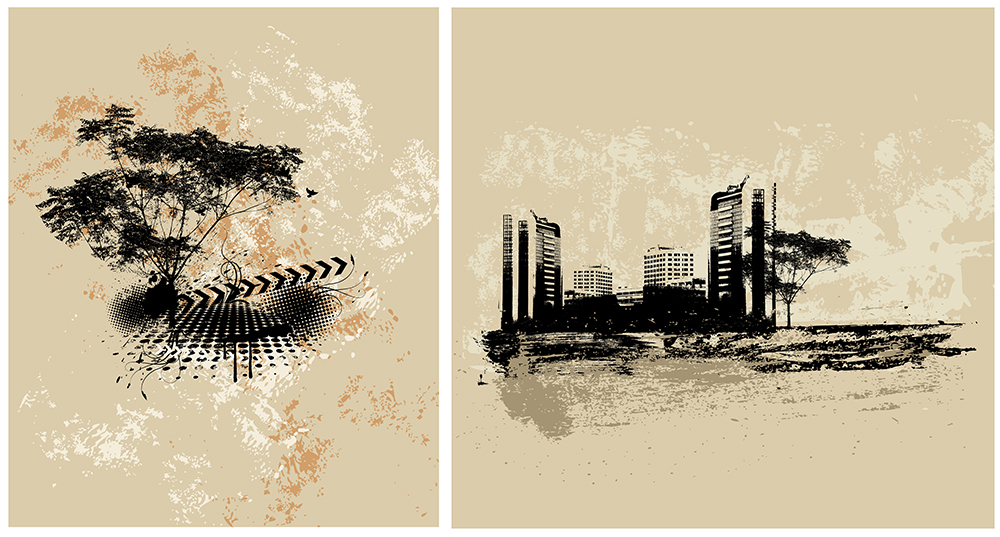 Download Grunge Urban Vectors ~ Illustrations on Creative Market