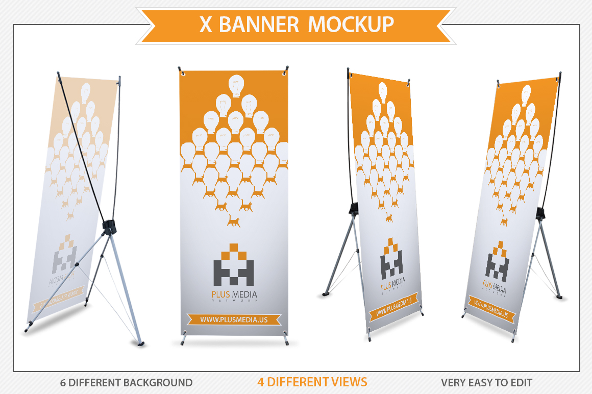 Download X Banner Mockup ~ Product Mockups on Creative Market