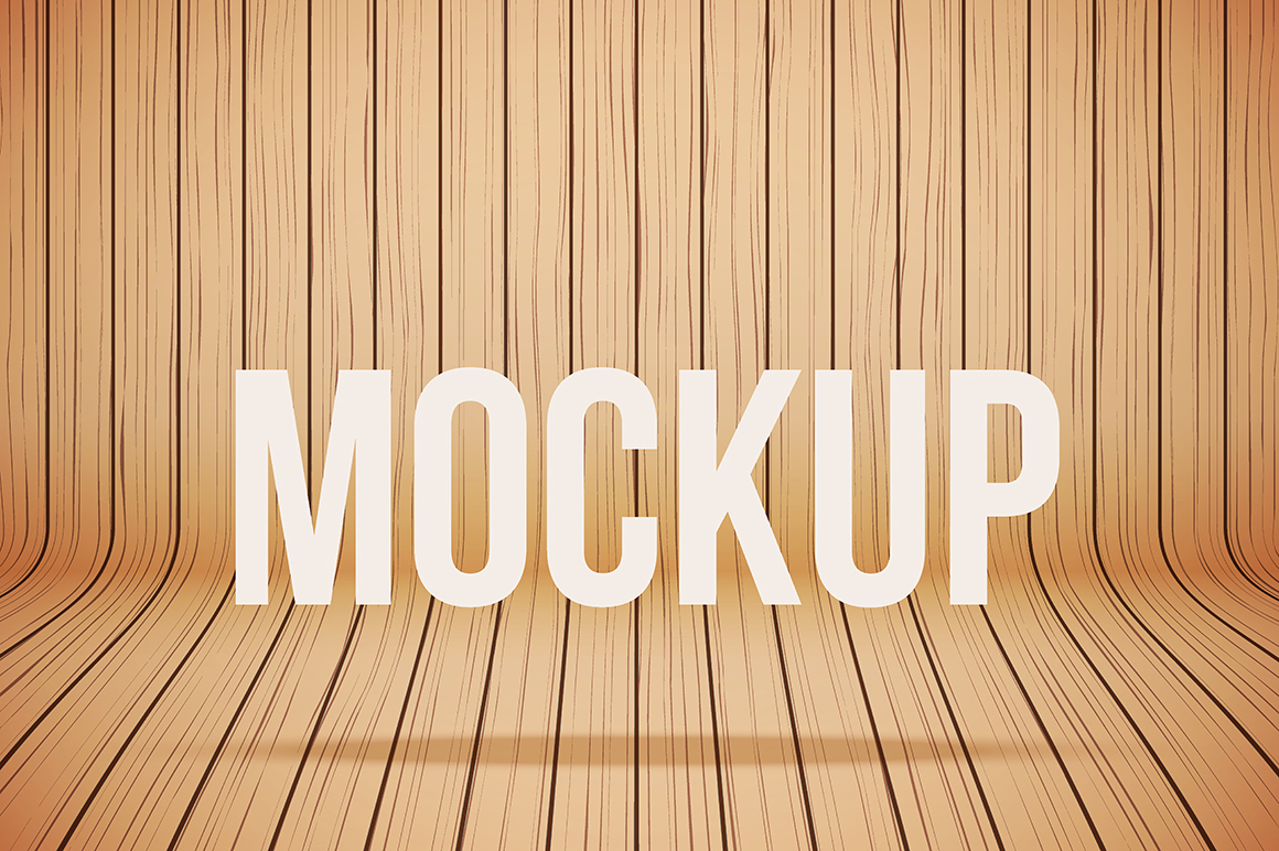 Vector Wood Mockup Background 3 ~ Product Mockups on ...