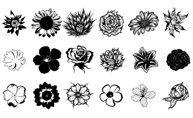 Download Flowers Vector Pack ~ Illustrations on Creative Market