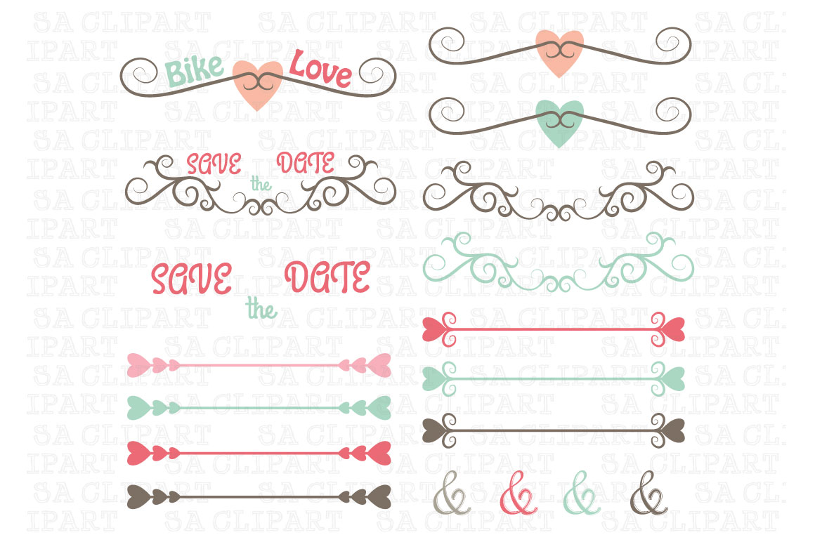 Wedding Bike Clipart ~ Illustrations On Creative Market