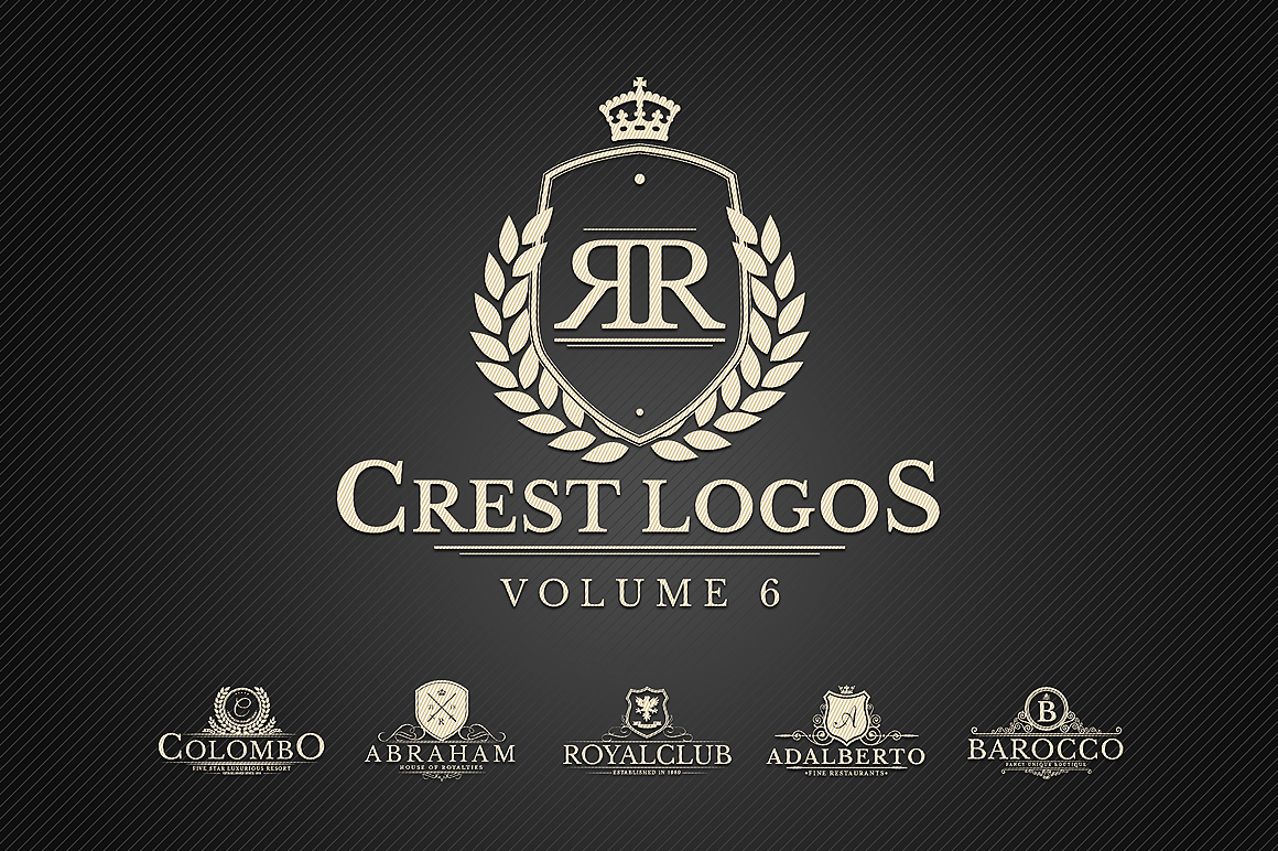 Heraldic Crest Logos Vol.6 ~ Logo Templates on Creative Market