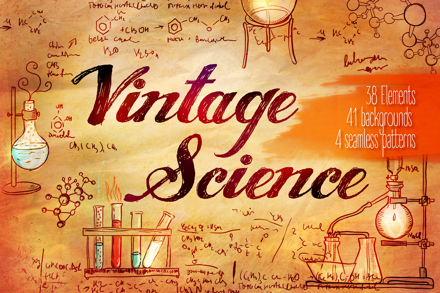 Vintage Science Illustrations on Creative Market